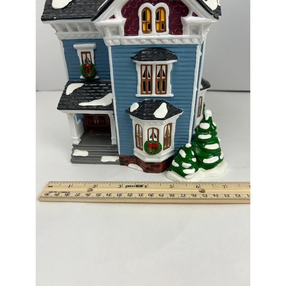 Department 56 Glenhaven House Lighted Original Snow Village With Box - Retired - Picture 8 of 10